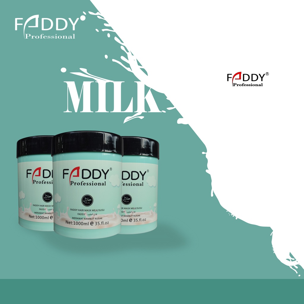 Faddy - Hair Mask (Makser Rambut) (Creambath) (Perawatan Rambut) 1000 gr - CO