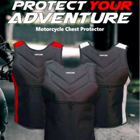 ROMPI MOTOR - Rompi Pengaman Pelindung Dada Penahan Angin - Body Protector Brotherhood