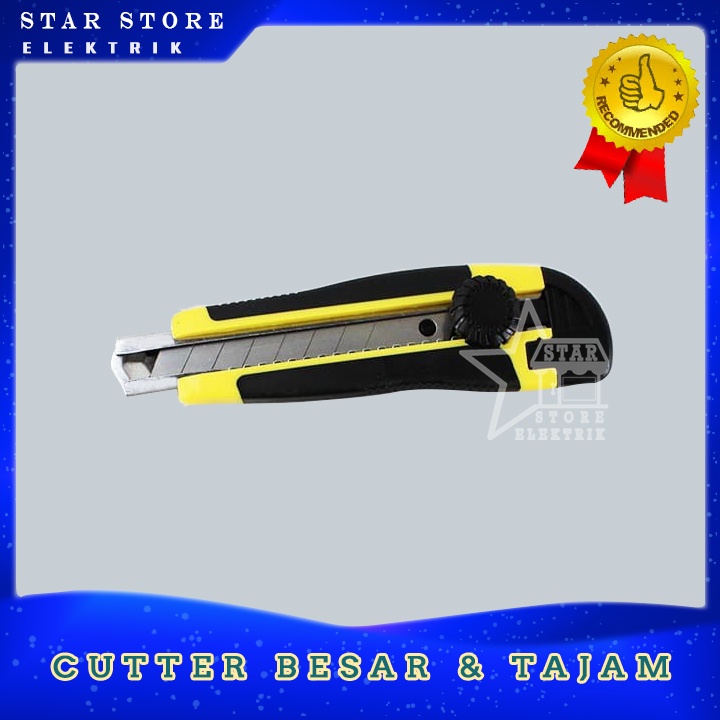 

PISAU CUTTER KNIFE HOKI H-500+ H 500 BESAR TAJAM