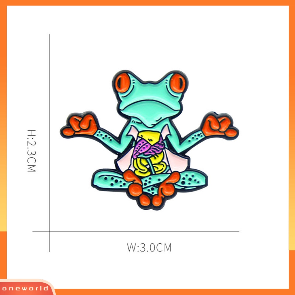 [ONE] Bros Mini Enamel Alloy Anatomi Jantung Hati Usus Perut Kodok Pin Untuk Hadiah