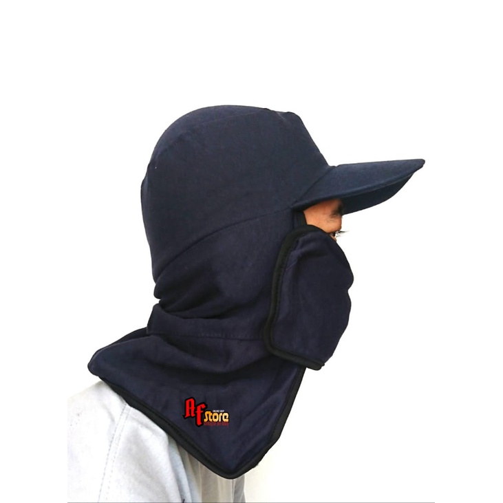 Topi masker jepang/Topi  jepang anti UV masker/topi mancing