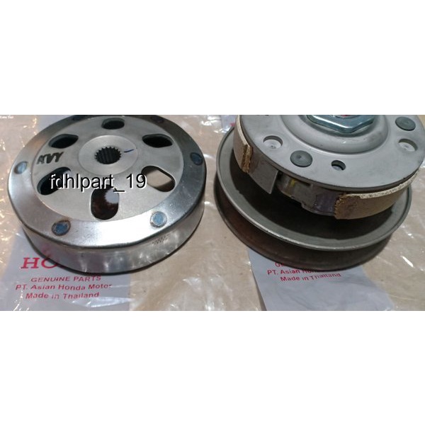 cvt otomatis pully polly assy otomatis pully honda scoopy karbulator scoopy old
