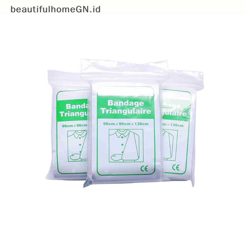 {Cantik} 1pcs Segitiga First Aid bandage Frakture Fixation Emergency First Aid Kit Aksesoris Berkemah~