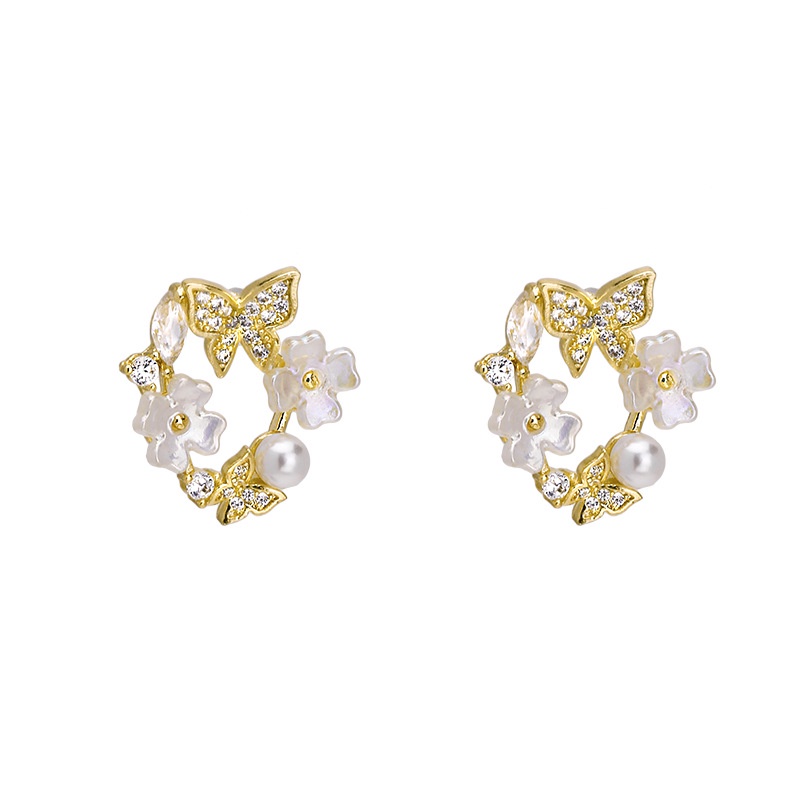 Lembut Manis Kupu-Kupu Bunga Anting-Anting Perempuan Indah Anting-Anting2023Baru Pasang Anting-Anting