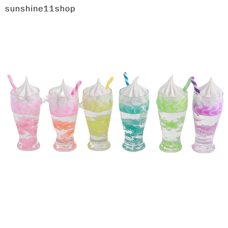 Sho Botol Es Krim Resin Mini Luminous Glow In The Dark Miniatur Ornamen N