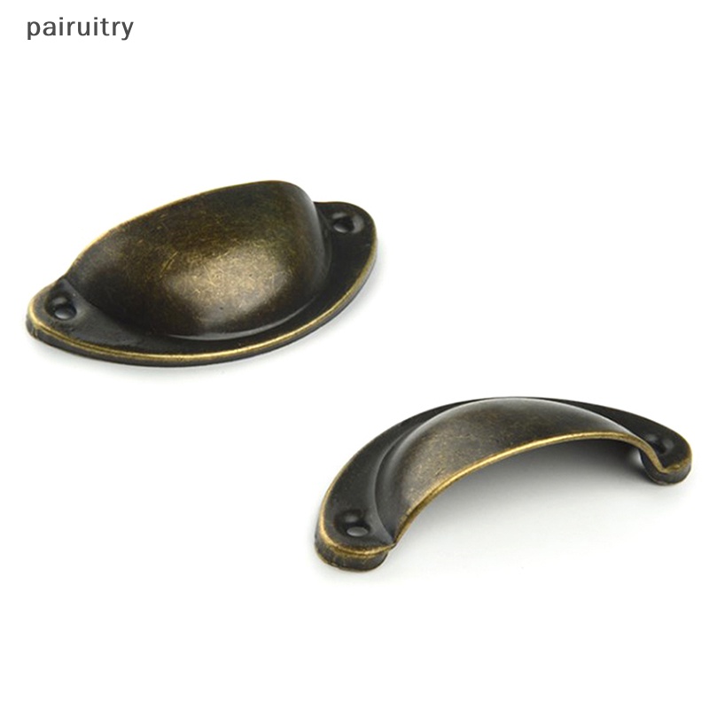 Prt 2pcs Gagang Bentuk Lemari Dapur Furniture Antik Lemari Obat Handle Vintage Knob Laci Tarikan 81mm*35mm PRT