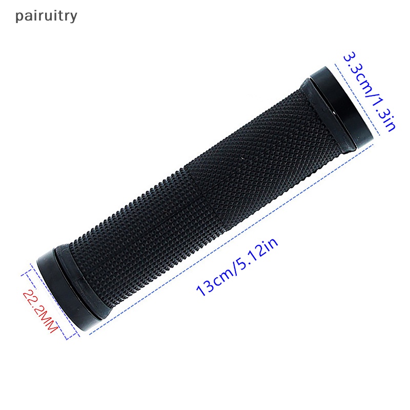 Prt PE Rubber Grips Alloy Manset Bilateral Lock Gagang Sepeda Grip Anti Selip PRT