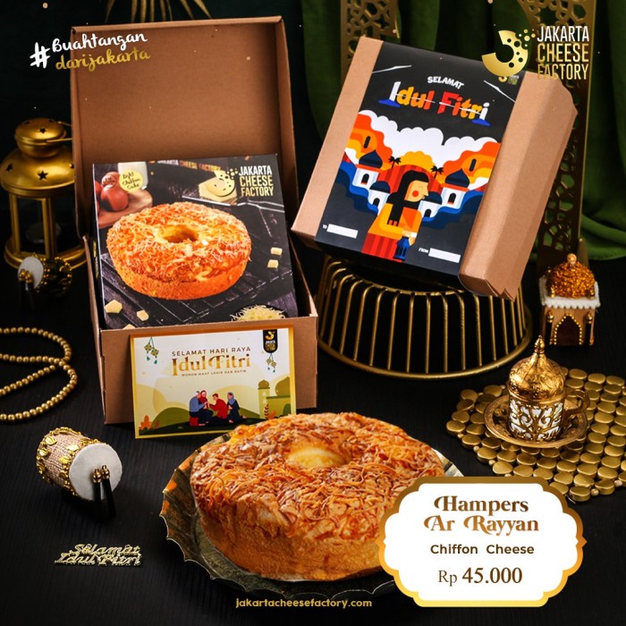 

Hampers Ar-Rayyan Jakarta Cheese Factory - Chiffon Cheese