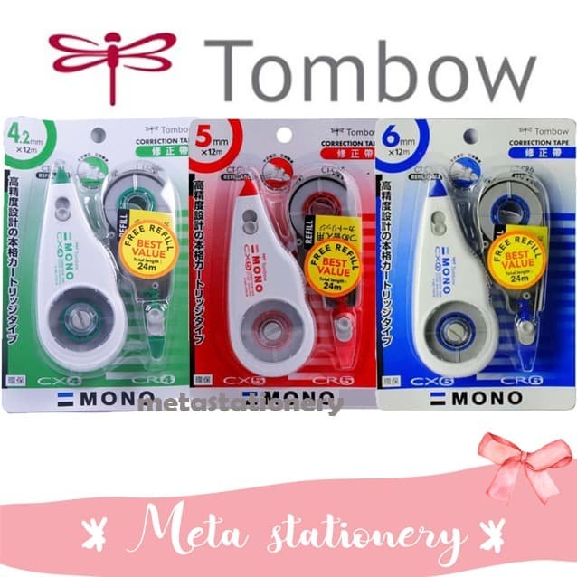 

Correction Tape / Tipex Tombow Mono CTCX - Hijau