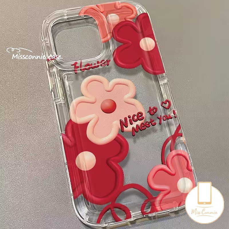 Ins Korea Lukisan Minyak Bunga Casing Transparan Untuk Redmi10 9 A1 12C 9A 10A 9T 9C NFC Redmi Note10 9 11 10s 8 11s 10 Pro Max POCO F4 Fresh Flowers Shockproof Airbag Soft Case