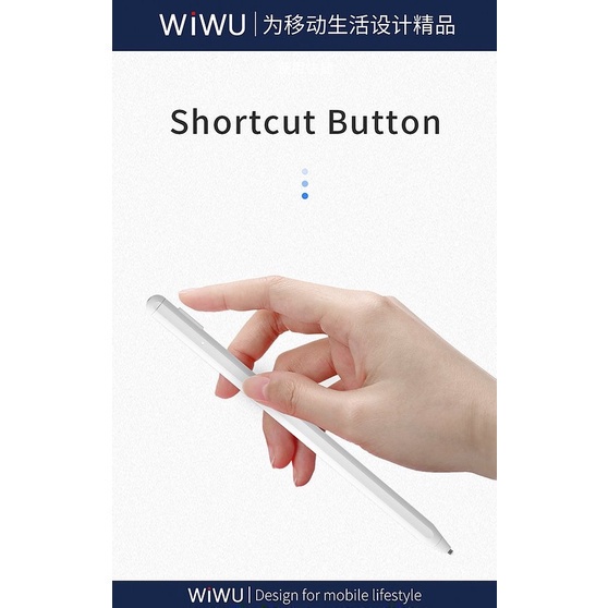 AKN88 - WIWU PENCIL MAX - Universal Active Stylus Pen - Magnetic Design