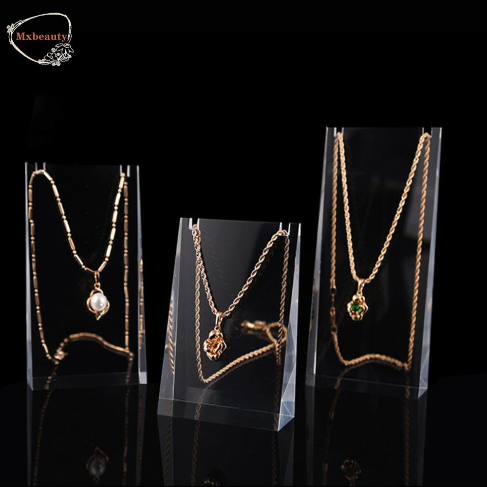 Mxbeauty Stand Display Perhiasan Trendi Fashion Desain Niche Ringan Bergerak Kamar Tidur Penting Organisasi Desktop Akrilik