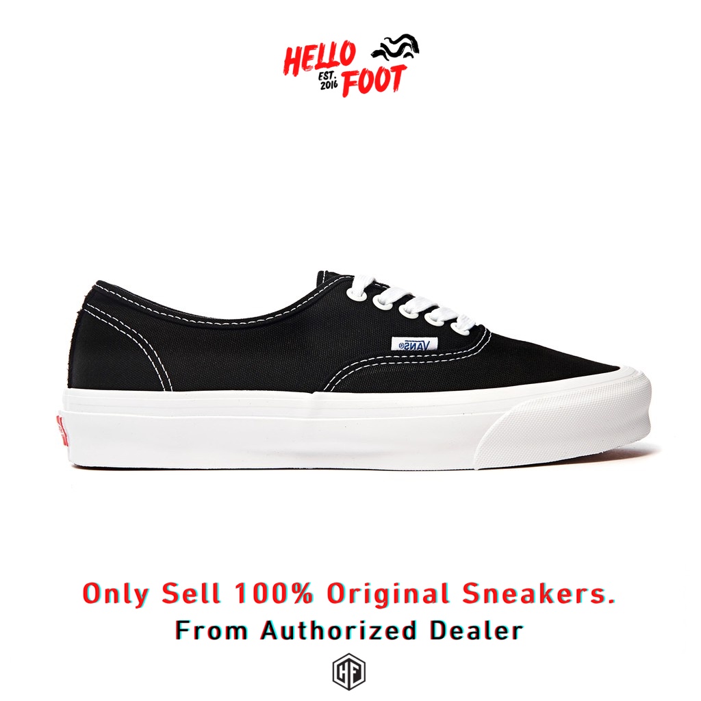 Sepatu Vans Authentic Vault Og Ss2020 Black/white VN0A4BV91WX [100% Resmi Original]