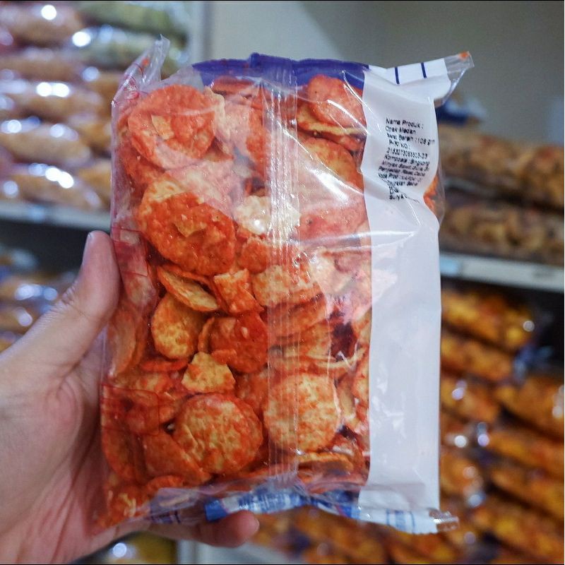 

Cemilan Enak Emping Singkong Pedas - Snack Murah Meriah Khas Cimahi Bandung - Snack Murah Bandung