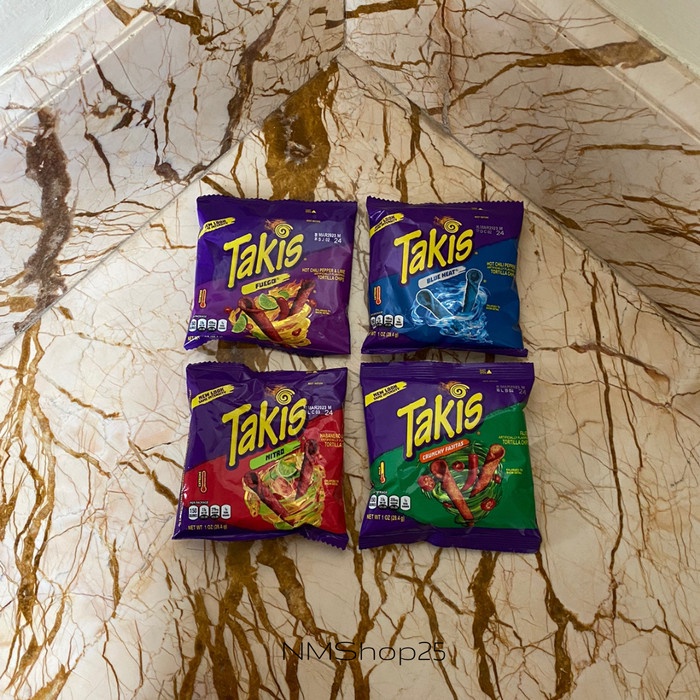 

Bisa COD~Promo Spesial Mini Takis 28g Fuego Nitro Blue Heat Crunchy Fajitas Import USA - nitro