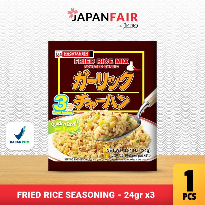 

Bisa COD Bumbu Masak Instan Nagatanien Garlic Cha-Han 24 g