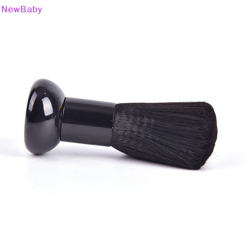 Newbaby Kemoceng Leher Hitam Lembut Barber Hair Cleaner Brush Alat Styling Penata Rambut Salon ID