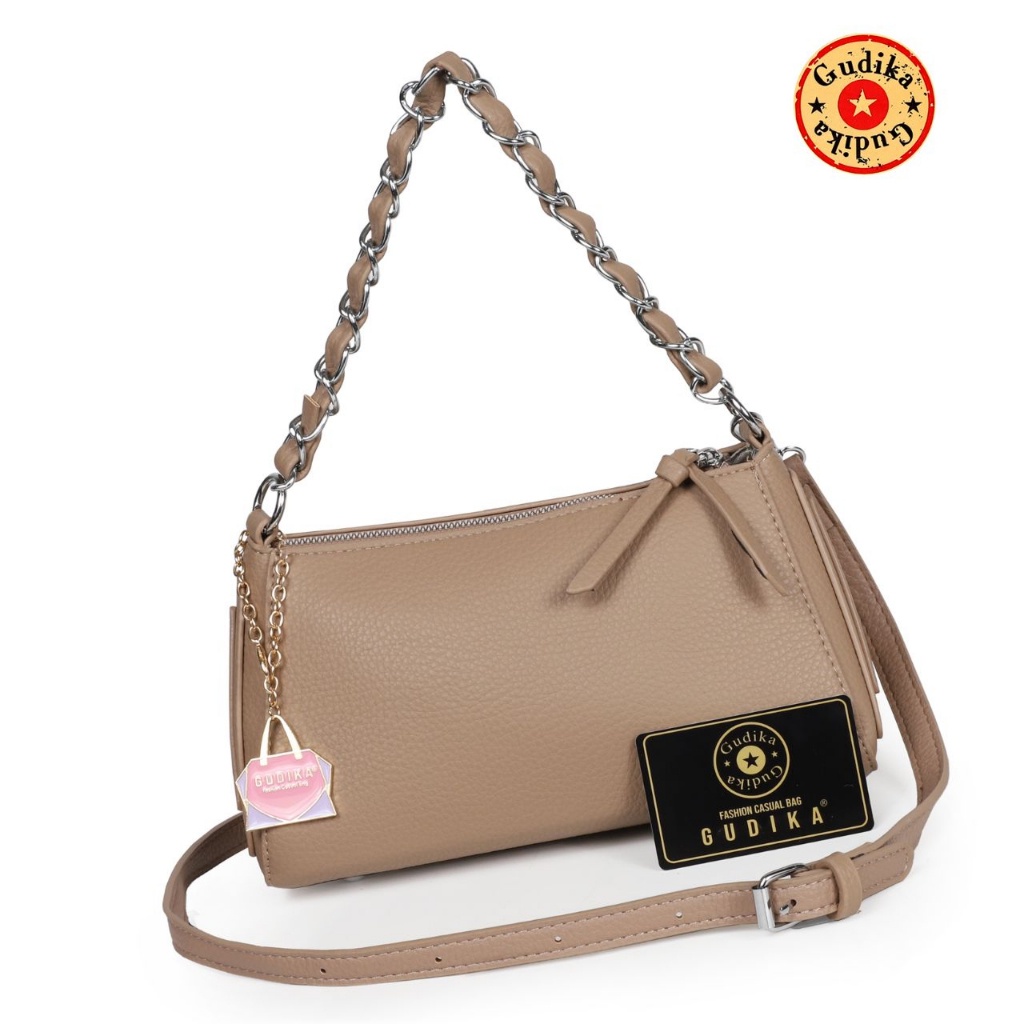 GUDIKA Angel 5328 - Tas Wanita Kulit OOTD Harian Korea Style - Sling Bag Kekinian Import Original Terbaru - Tas Selempang - shoulder bag - tas bahu - tas kulit - tas batam - tas pesta kondangan - tas jinjing