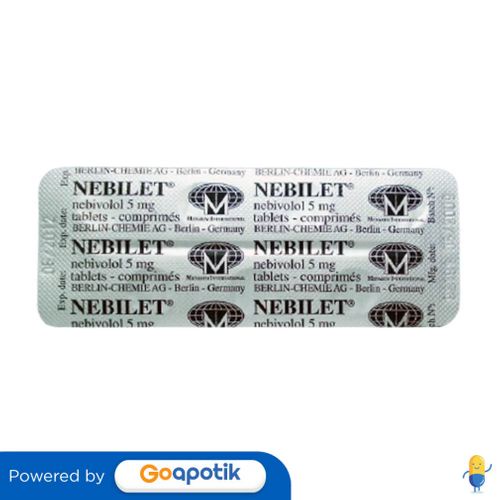 NEBILET 5 MG STRIP