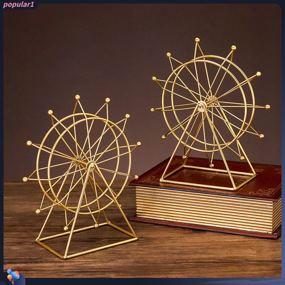 Populer Ferris Wheel Model Kreatif Dapat Diputar Nordic Desktop Ornamen