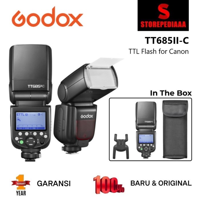 Godox TT685II Canon TTL Flash for Camera TT685IIC TT685II-C TT685 II