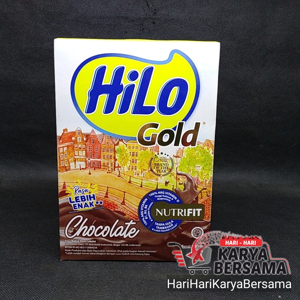 

SUSU BUBUK HILO GOLD NUTRIFIT CHOCOLATE 250GR