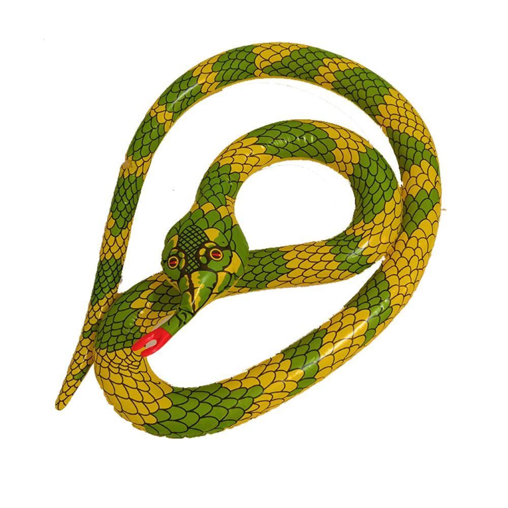 NEEDWAY Needway Blow Up Snake 1pc Fun Trick Games Props Simulasi Snake Phyton Ular Hewan Palsu