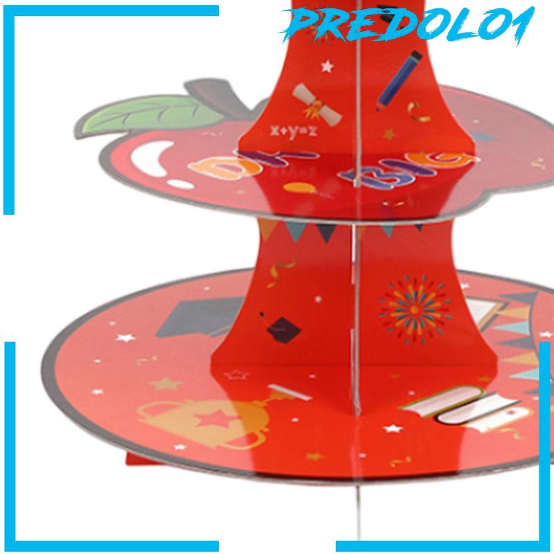 [Predolo1] Cupcake Stand Centerpiece Kardus Bulat 3tingkat Untuk Meja Cupcake Farmhouse