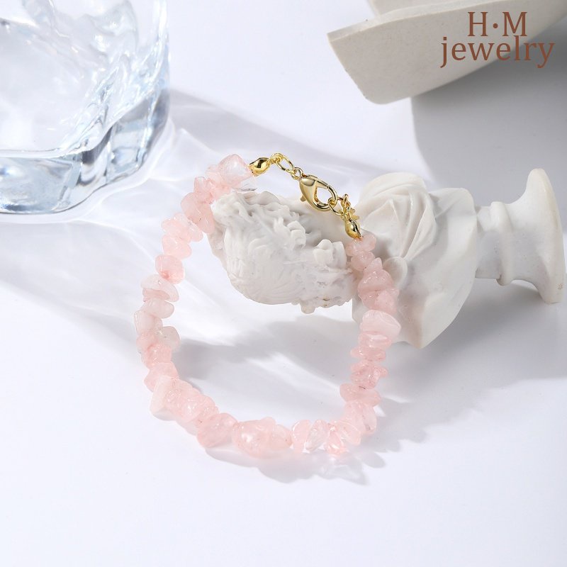 Bohemian Colorful Stone Bracelet Summer Ornament Gelang Batu Alam