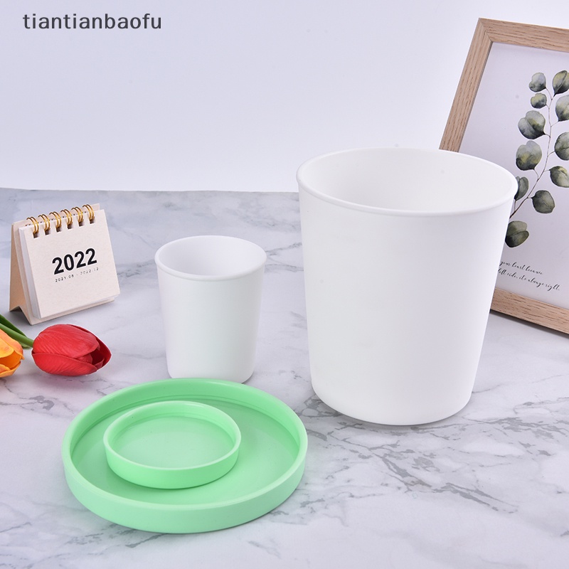 [tiantianbaofu] Wadah Es Krim Cup Reusable Freezer Storage Tub Dengan Tutup Sealing Ketat Butik