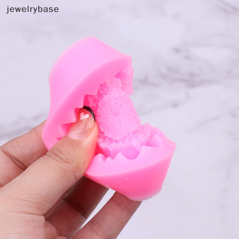 [jewelrybase] 1pc 3D Bunga Matahari Cetakan Silikon Sabun Gypsum DIY Baking Decor Tools Butik