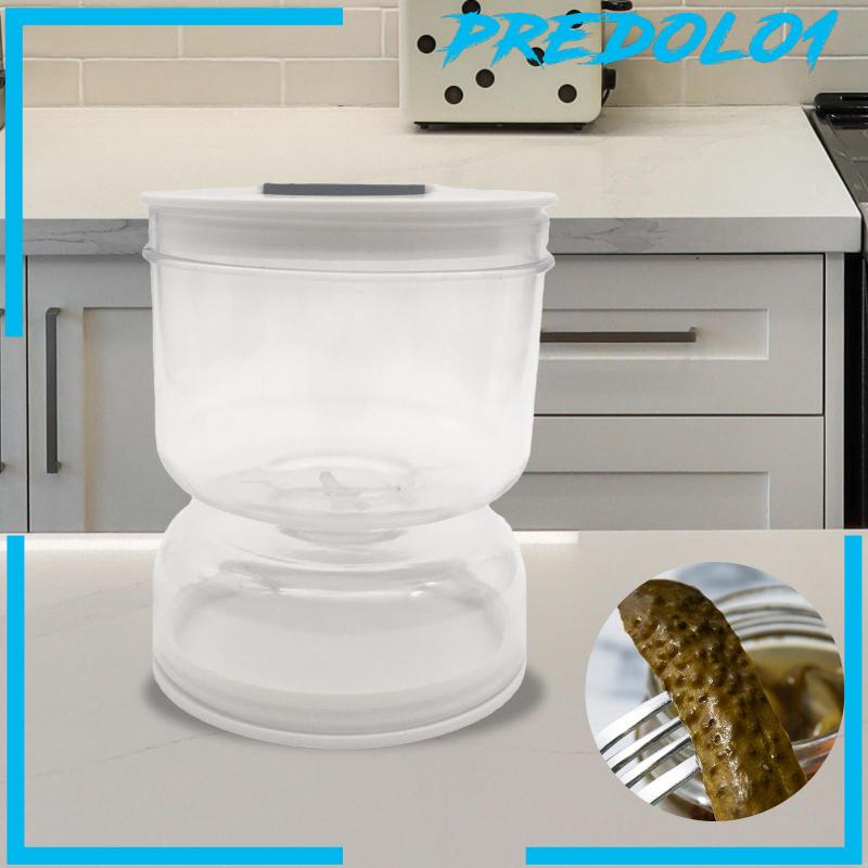 [Predolo1] Toples Flip Acar Toples Jam Pasir Acar Transparan Untuk Buah Jamur Bawang Putih