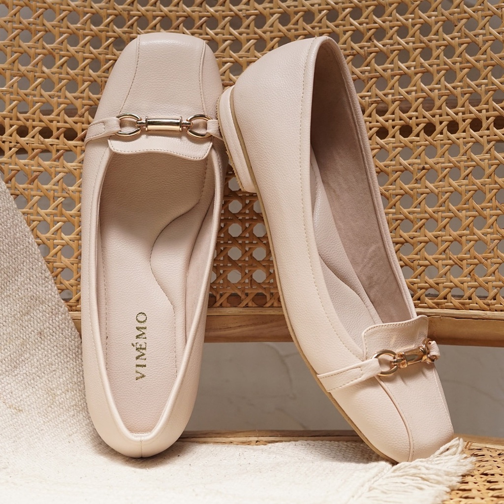 Vimemo Jeslyn -  Sepatu Flatshoes Kerja Kuliah Sepatu Daily
