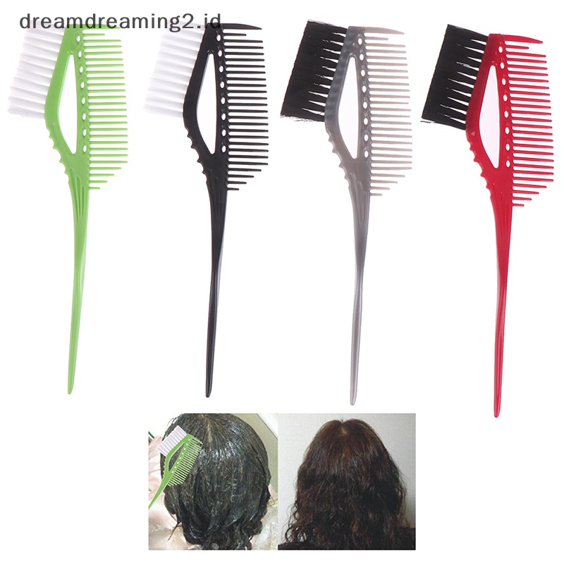 (drea) Sikat Penata Rambut Sikat Pewarna Rambut Sisir Brush Barber Salon Hairdressing //