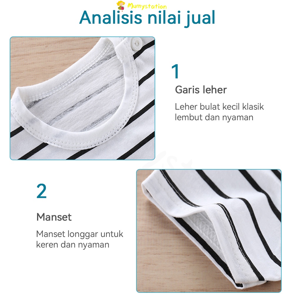 Mumystation Kaos Baju Anak/ Kaos Baju Bayi/ Anak Laki Perempuan L/ Baju Anak Piyama Anak-Anak import