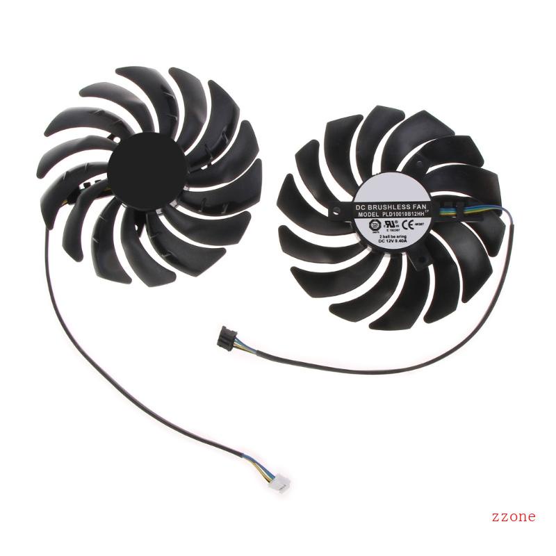 Zzz 1PC 95mm PLD10010S12HH DC12V 4Pin Kartu Grafis Kipas Pendingin Untuk MSI Rtx3070 3060 3060Ti VENTUS 2X OC Video Card