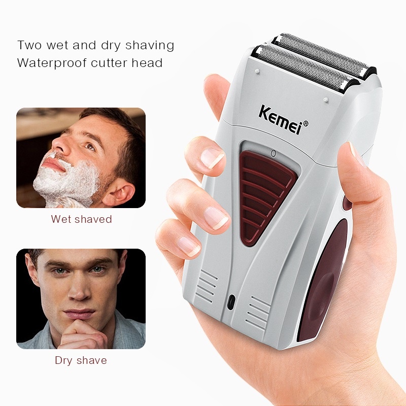 KEMEI KM-3382 - Reciprocating Electric Shaver Alat Cukur Kumis Jenggot