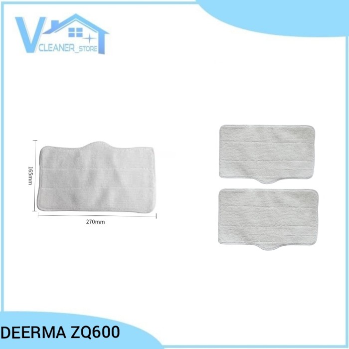 Deerma ZQ600 ZQ610 Refil Kain Composite Fiber MopCltoh pel