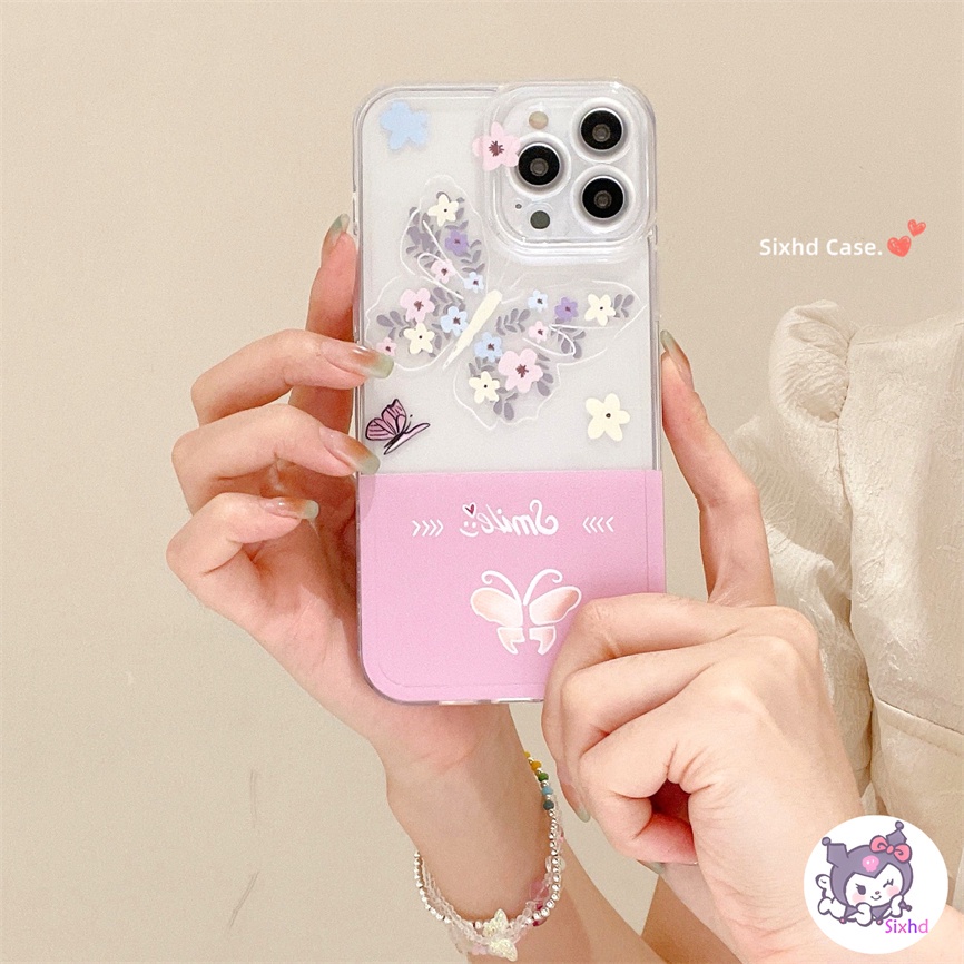 Redmi 12C 10C 10A 10 Note12 11 11s 10 9 8 7Pro 9T 9C 9A 9 A1 Xiaomi 12 11 Lite 11T 10T Poco F3 M3 M4 F3 X3 X4Pro Fashion Ins Love Butterfly Silicon Phone Case Lembut TPU Sarung