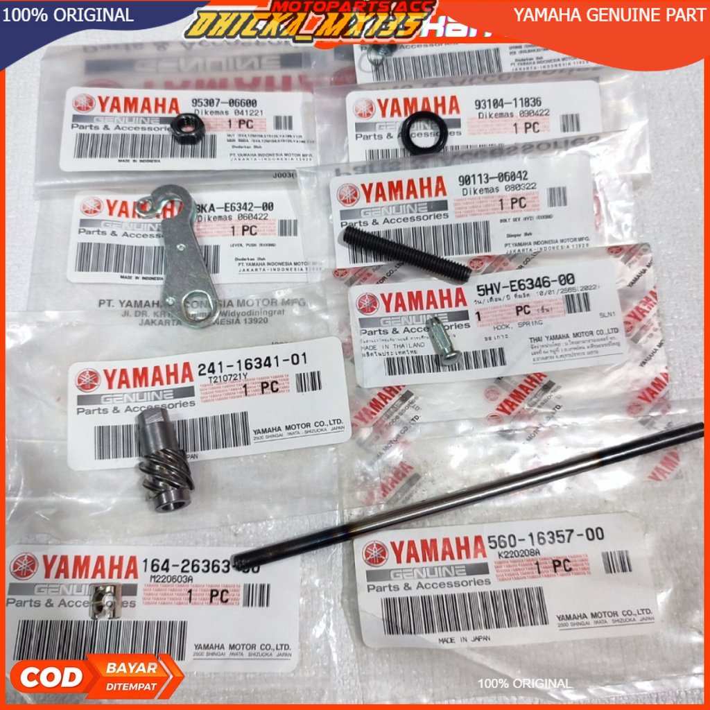 ORIGINAL STUT KOPLING RX KING SET DHICKA PART