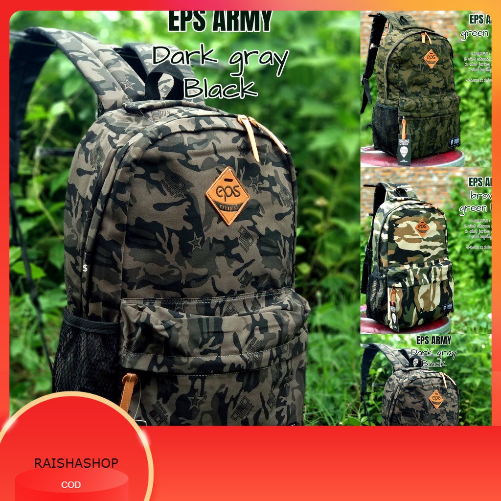 tas ransel pria / tas army distro pria / tas sekolah / tas kanvas / tas gendong pria COWOK
