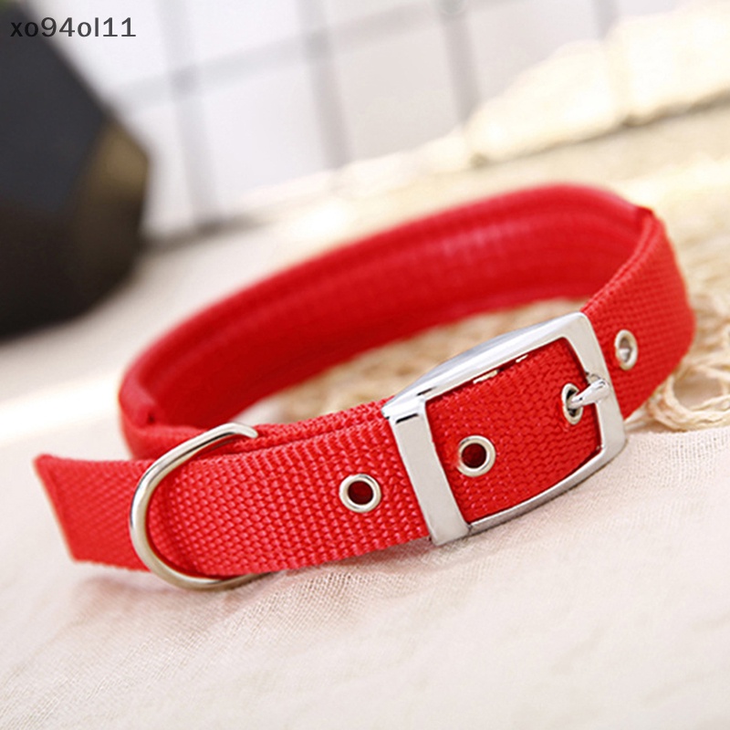 Xo Nylon Dog Collar Untuk Anjing Kecil Sedang Besar Teddy Keji Pitbull Bulldog Beagle OL