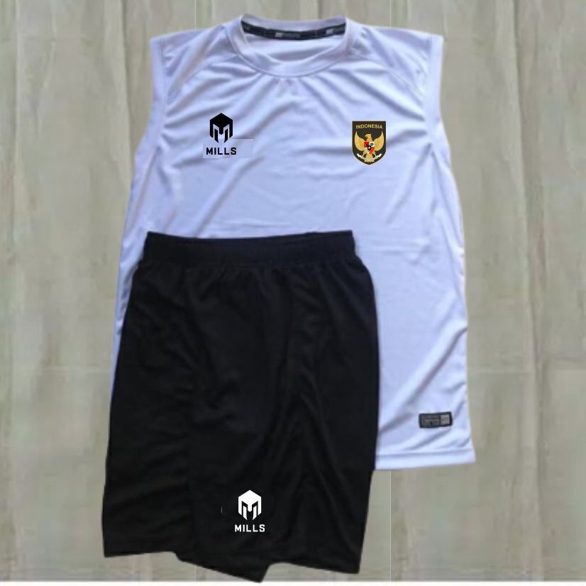 jersey singlet futsal jersey singlet bola jersey volly singlet hitam putih