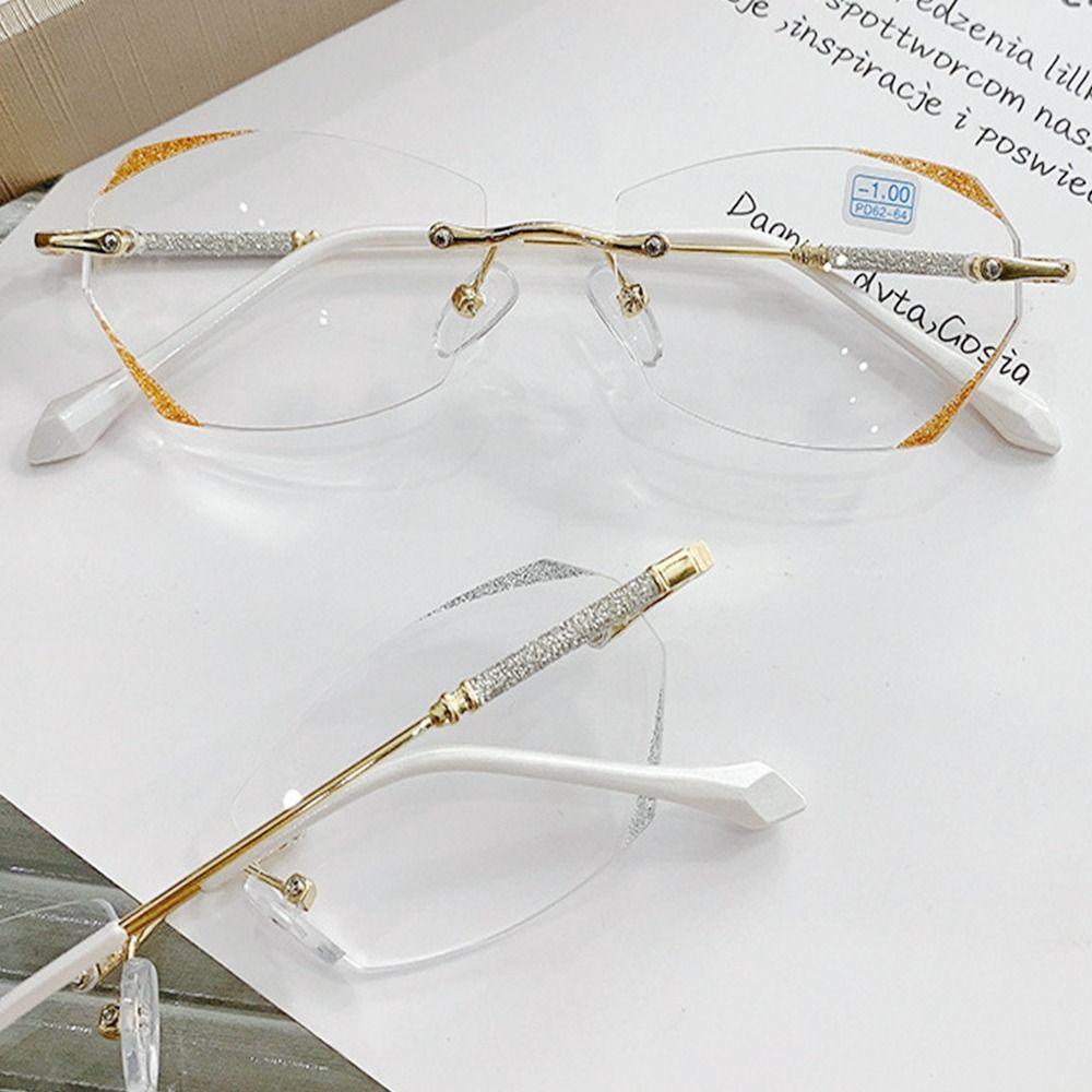 Lily Kacamata Myopia Vintage Diamond Shiny Ultra Light Frame