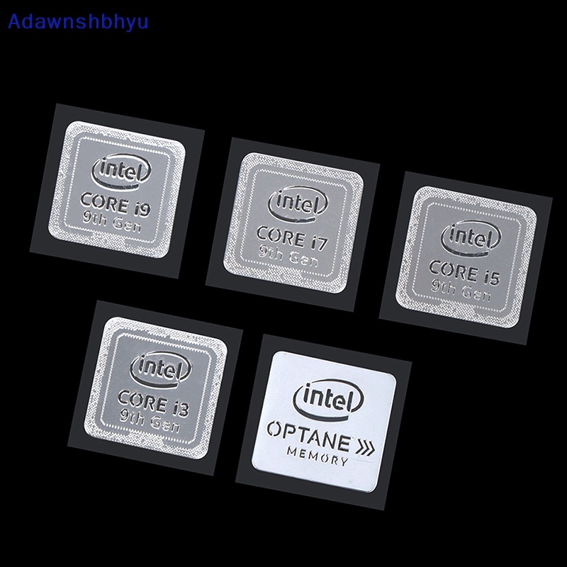 Adhyu Generasi 10 Intel Core i9 i7 i5 i3 CPU Metal Sticker Laptop Logo Stiker ID