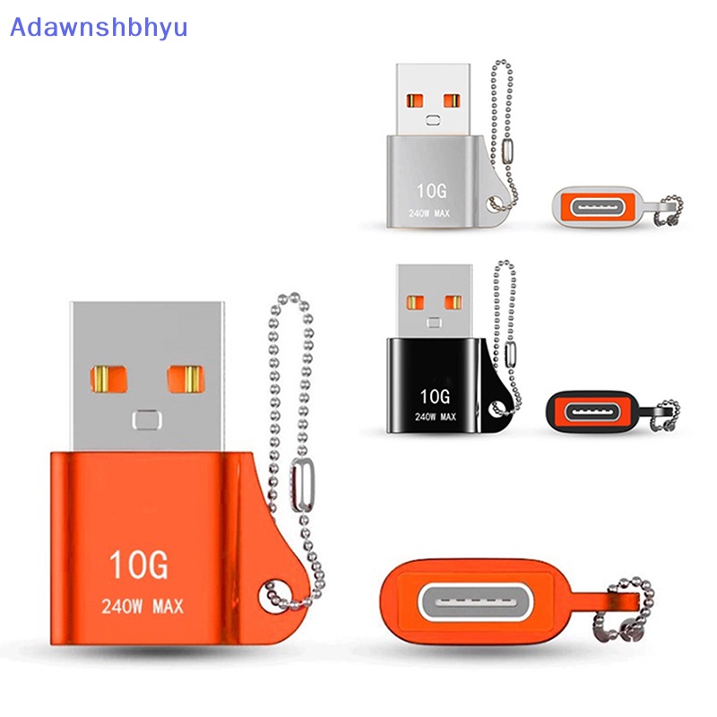 Adhyu 1pc OTG Tipe C To Micro USB Cable Converter Tipe C To USB 3.0 OTG Adapter ID