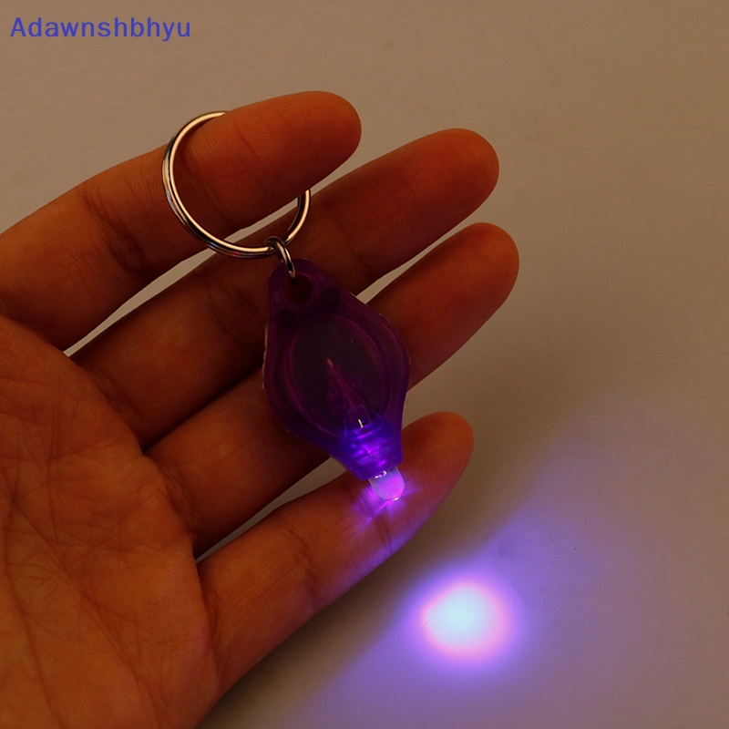 Adhyu Mini super micro Terang Cahaya LED camping Senter keyring Gantungan Kunci torch lamp ID