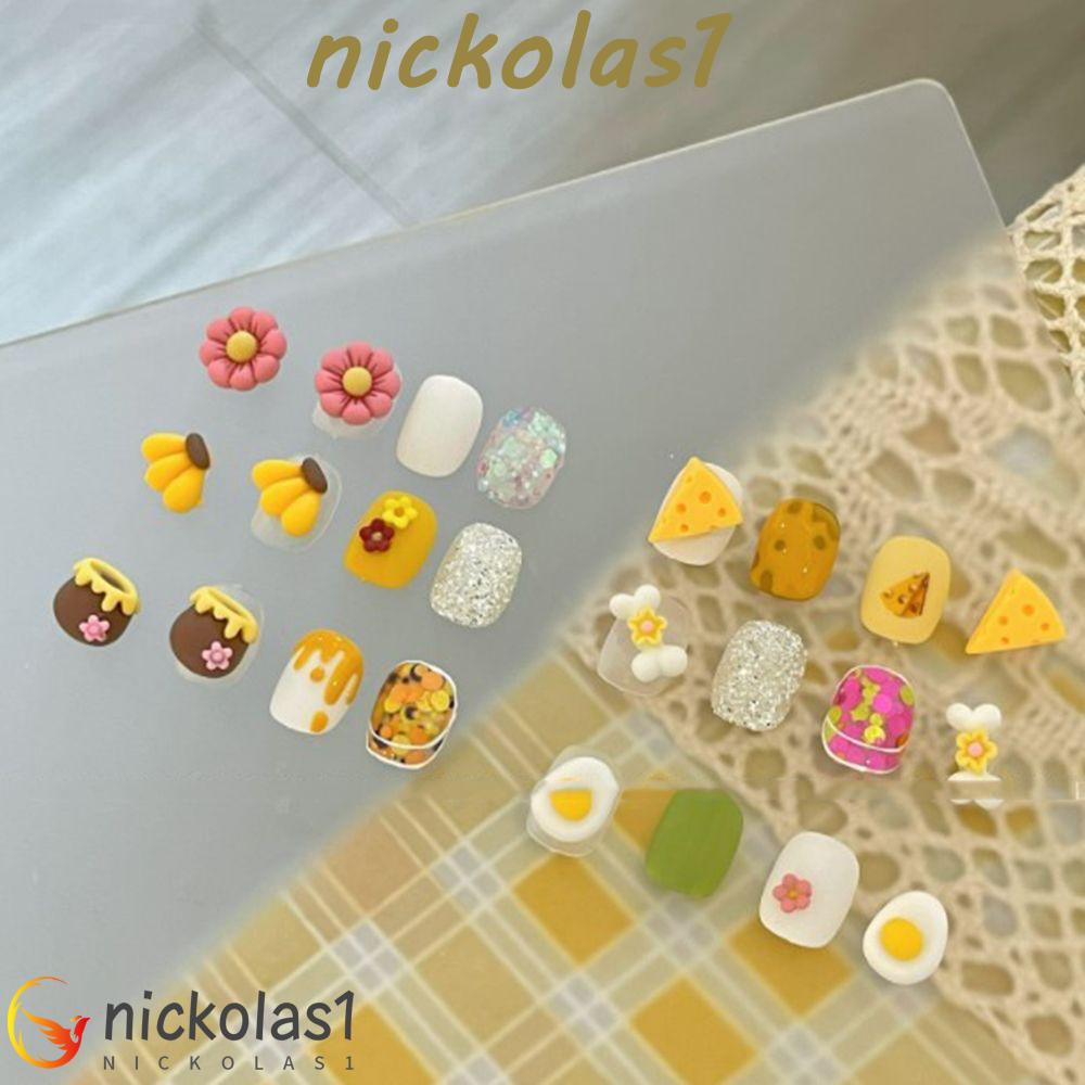 Nickolas1 Perhiasan Nail Art Gaya Jepang Simple Bunga Keju Pisang DIY Alat Nail Art