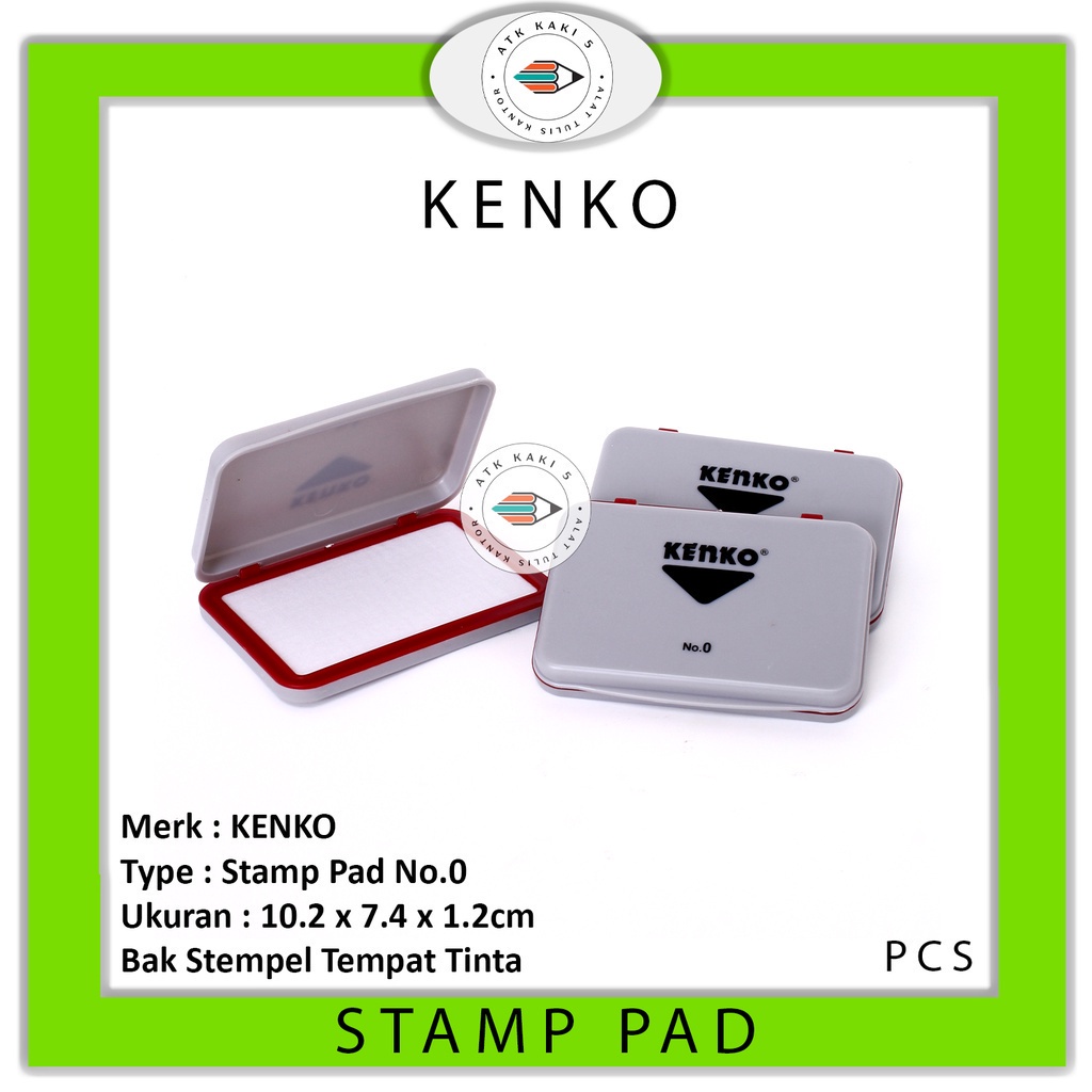 

KENKO - Stamp Pad No.0 Bak Stempel - Pcs