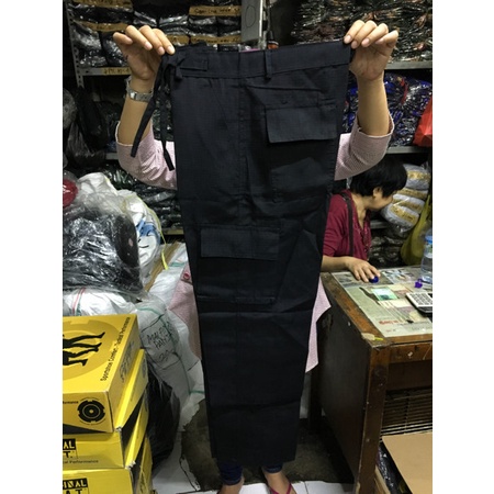 Celana PDL Security - Celana Lapangan Satpam Celana PDL Satpam - Hitam, M